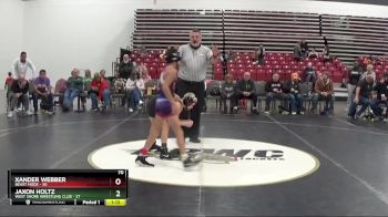 70 lbs Round 1 (8 Team) - Xander Webber, Beast Mode vs JAXON HOLTZ, West Shore Wrestling Club