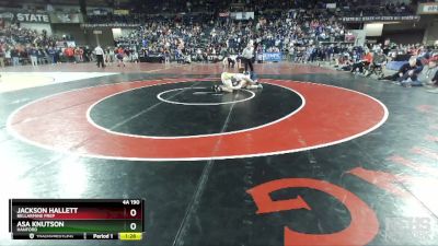 4A 190 lbs Quarterfinal - Asa Knutson, Hanford vs Jackson Hallett, Bellarmine Prep