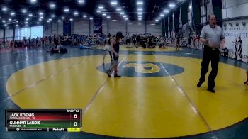 60 lbs Rd# 9- 2:15pm Saturday Final Pool - Jack Koenig, Maryland GOLD vs Gunnar Landis, PA Silver