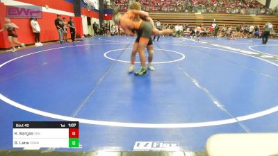 155 lbs Rr Rnd 2 - Kolbe Bargas, Vinita Kids Wrestling vs Beau Lane, Cowboy Wrestling