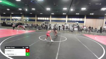 74 lbs Quarterfinal - Drew Dillon, Red Wave WC vs Jordan Sprinkles, Los Angeles WC