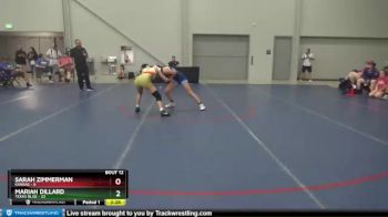 112 lbs Placement Matches (8 Team) - Sarah Zimmerman, Kansas vs Mariah Dillard, Texas Blue