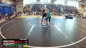 144 lbs Cons. Round 1 - BLAYNE PARRISH, North Port H.S. vs Wahid Hussaini, Plant City