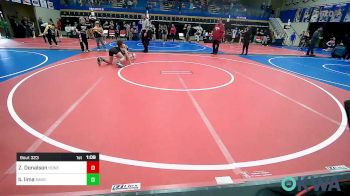 92 lbs Rr Rnd 2 - Zach Donalson, Honey Badgers Wrestling Club vs Bobby Lima, Broken Arrow Wrestling Club