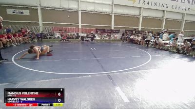 138 lbs Round 1 (16 Team) - Mandius Volentine, Iowa vs Harvey Walgren, Utah Black