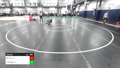 125A lbs Rr Rnd 1 - Wyatt Fry, Wyoming Seminary vs Theodore Flores, Izzy Style Wrestling
