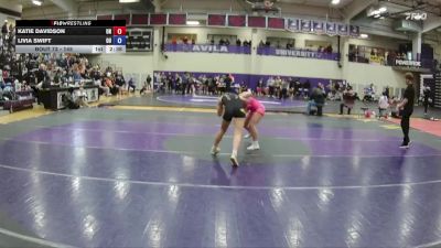 145 lbs Quarterfinal - Livia Swift, Ottawa University vs Katie Davidson, Unattached