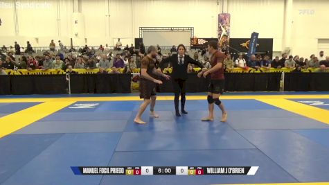 Manuel Focil Priego vs William J O'Brien 2024 World IBJJF Jiu-Jitsu No-Gi Championship