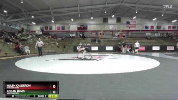 125 lbs 3rd Place Match - Allen Calderon, Indiana Tech vs Logan Davis, West Liberty