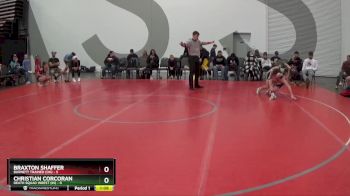 90 lbs Round 2 (8 Team) - Braxton Shaffer, Burnett Trained (OH) vs Christian Corcoran, Death Squad Wrest (IN)