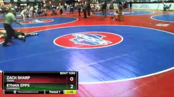 1 lbs Semifinal - Ethan Epps, Commerce vs Zach Sharp, Trion
