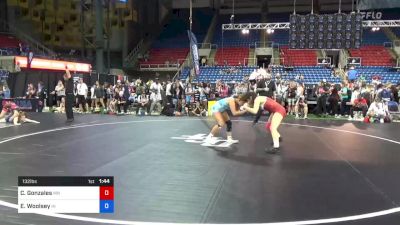 132 lbs Cons 8 #1 - Cassandra Gonzales, Minnesota vs Eloise Woolsey, Hawaii