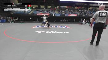 125 lbs 7th Place Match - 5 Angel Banda, Reinhardt vs 2 Trevor Marsman, Cornerstone