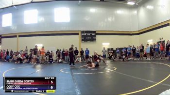 165 lbs Champ. Round 2 - Jairo Ojeda Cortes, Carmel USA Wrestling Club vs Cody Cox, Warrior Regional Training Center