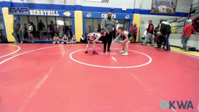 100 lbs Consi Of 4 - Arwen Frisby, Skiatook Youth Wrestling vs Adalyn King, Beggs Youth Wrestling Program