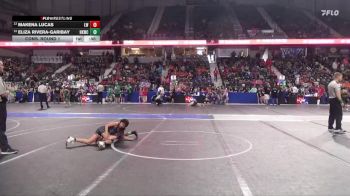 80 lbs Cons. Round 1 - Eliza Rivera-Garibay, Hutchinson Kids Wrestling Club vs Makena Lucas, Lucas Wrestling