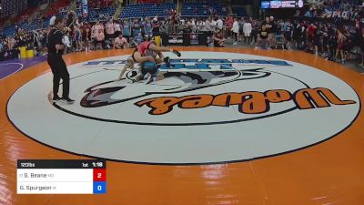 120 lbs Rnd Of 256 - Garrett Beane, MO vs Gage Spurgeon, IA