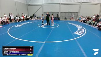 112 lbs 4th Wrestleback (16 Team) - VIVIAN URRIOLA, South Carolina vs Sarah Zimmerman, Kansas