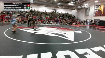 125 lbs 11th Place Match - Elisabeth Neloumgaye, George Washington vs Gabriela Gonzalez, Severance