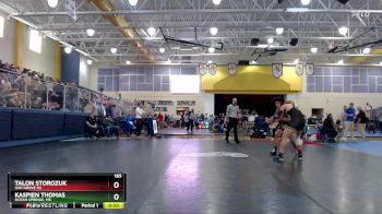 165 lbs Cons. Round 2 - Talon Storozuk, Oak Grove HS vs Kaspien Thomas, Ocean Springs, MS
