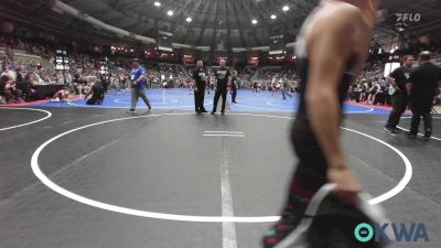 90 lbs Round Of 32 - Cayne Crawford, Pawhuska Elks Takedown vs Whitacre Quillman, Jenks Trojan Wrestling Club