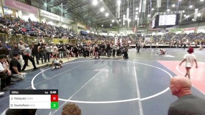 58 lbs Round Of 16 - Jesus Vasquez, Duran Elite vs Quade Gustafson, Badlands Elite