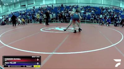 170 lbs Cons. Round 3 - Connor Duvall, OH vs Max Miller, IL
