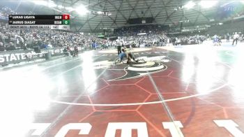 Boys 3A 113 lbs Cons. Round 4 - Lukas Ligaya, Inglemoor vs Jairus Siasat, Decatur