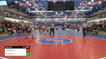 132 lbs Consi Of 8 #1 - Logan Schmidt, Big Spring vs Callum Hazlett, Governor Mifflin