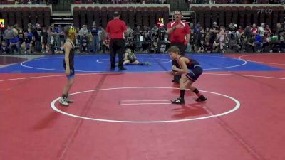 53 lbs 3rd Place Match - Winston Barrett, Sheridan Wrestling Club vs Grady Tweet, Fairfield Wrestling Club