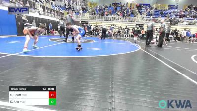 70 lbs Consolation - Stetson Scott, Cowboy Wrestling Club vs Collin Ake, Wolfpak Wrestling