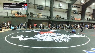 126 lbs Cons. Sub-rd Of 16 - Andrew Vogtman, Braves Wrestling Club vs Asher Jex, Legacy Elite