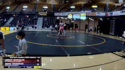 145 lbs Cons. Round 3 - Sierra Snodgrass, Schreiner University vs Lindsay Henggeler, Betterman Elite Academy