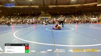 100 lbs Round Of 16 - Cael Combs, Sebolt Wrestling Academy vs Trace Safken, Black Fox Academy