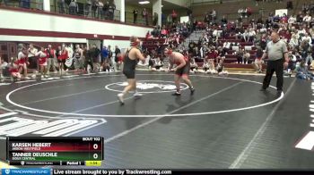 220 lbs Cons. Round 1 - Karsen Hebert, Akron-Westfield vs Tanner Deuschle, Sioux Central