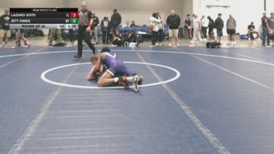 120 lbs Round Of 32 - Lazaro Soto, FL vs Jett Hines, WV
