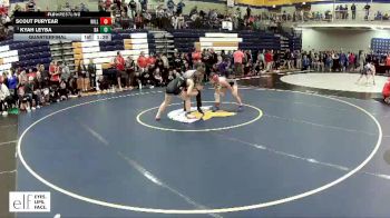130 lbs. Quarterfinal - Kyah Leyba, Broken Arrow vs Scout Puryear, Willard
