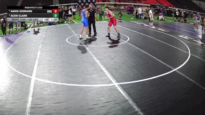 132 lbs Quarters - Aiden Gerrard, Oregon vs Acen Clark