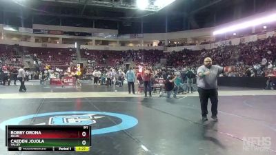 4A 189 lbs Semifinal - Caeden Jojola, Valley vs Bobby Orona, Belen