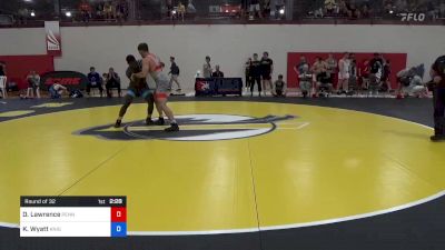 87 kg Round Of 32 - Daniel Lawrence, Pennsylvania vs Keenan Wyatt, Knights RTC