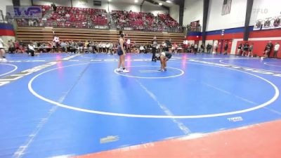 130 lbs Quarterfinal - Kaylie Thomas, Ponca City Girls vs Josaline Blevins, Stilwell