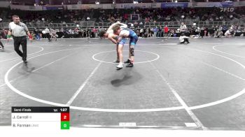 148 lbs Semifinal - Jackson Carroll, Illini Bluffs vs Brayden Forman, Lafayette Scrappers