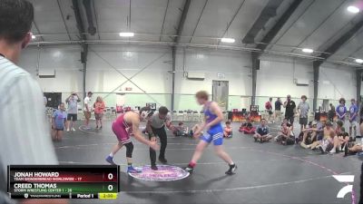 182 lbs Placement (4 Team) - Creed Thomas, Storm Wrestling Center 1 vs Jonah Howard, Team Wonderbread Worldwide