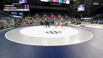 100 lbs Cons. Semis - Cohen Reer, OH vs Brody Compau, MI
