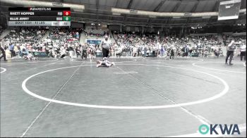 43 lbs Round Of 32 - Rhett Hopper, Piedmont vs Ellis Jerry, Rough Riders