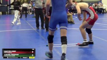 138 lbs Quarterfinal - Carter Freeman, Waukee Northwest vs Sawyer Kirby, Williamsburg