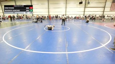 92 lbs Round 1 (9am Friday) - Cruz Evans, Untouchables, MN vs Maverick Sanchez, Rough House W.C.