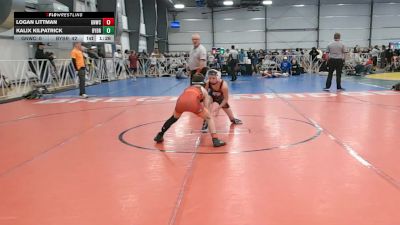 80 lbs Round 1 - 9:00am Friday - Kalix Kilpatrick, Backyard Brawlers vs Logan Littman, Great Neck W.C.