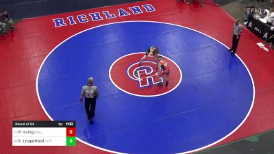 103 lbs Round Of 64 - Pj Irving, Wallenpaupack vs Ej Lingenfield, Jefferson Morgan