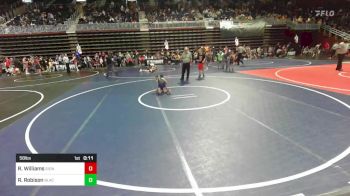 58 lbs Consi Of 8 #2 - Rhett Williams, Sidney WC vs Ryder Robison, Black Fox Wr Ac